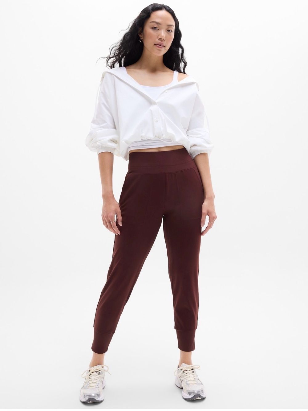 Athleta Venice High-Rise Jogger in Garnet